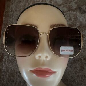True Religion sunglasses rhinestone detail